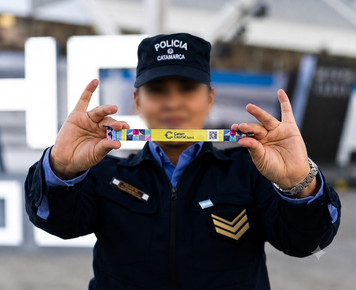 🎪🟠 Pulsera de Reencuentro: una nueva medida de seguridad en la Fiesta del Poncho 2026
