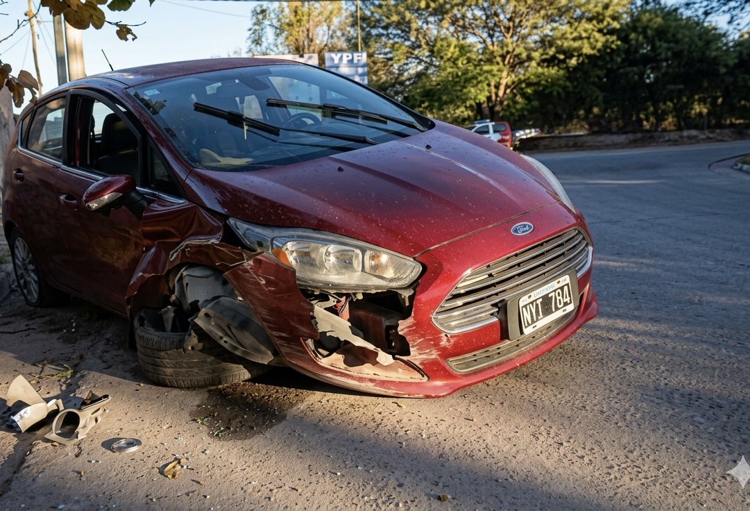 🚗💥 UN AUTO SE ESTRELLÓ CONTRA UNA CASA EN ANDALGALÁ