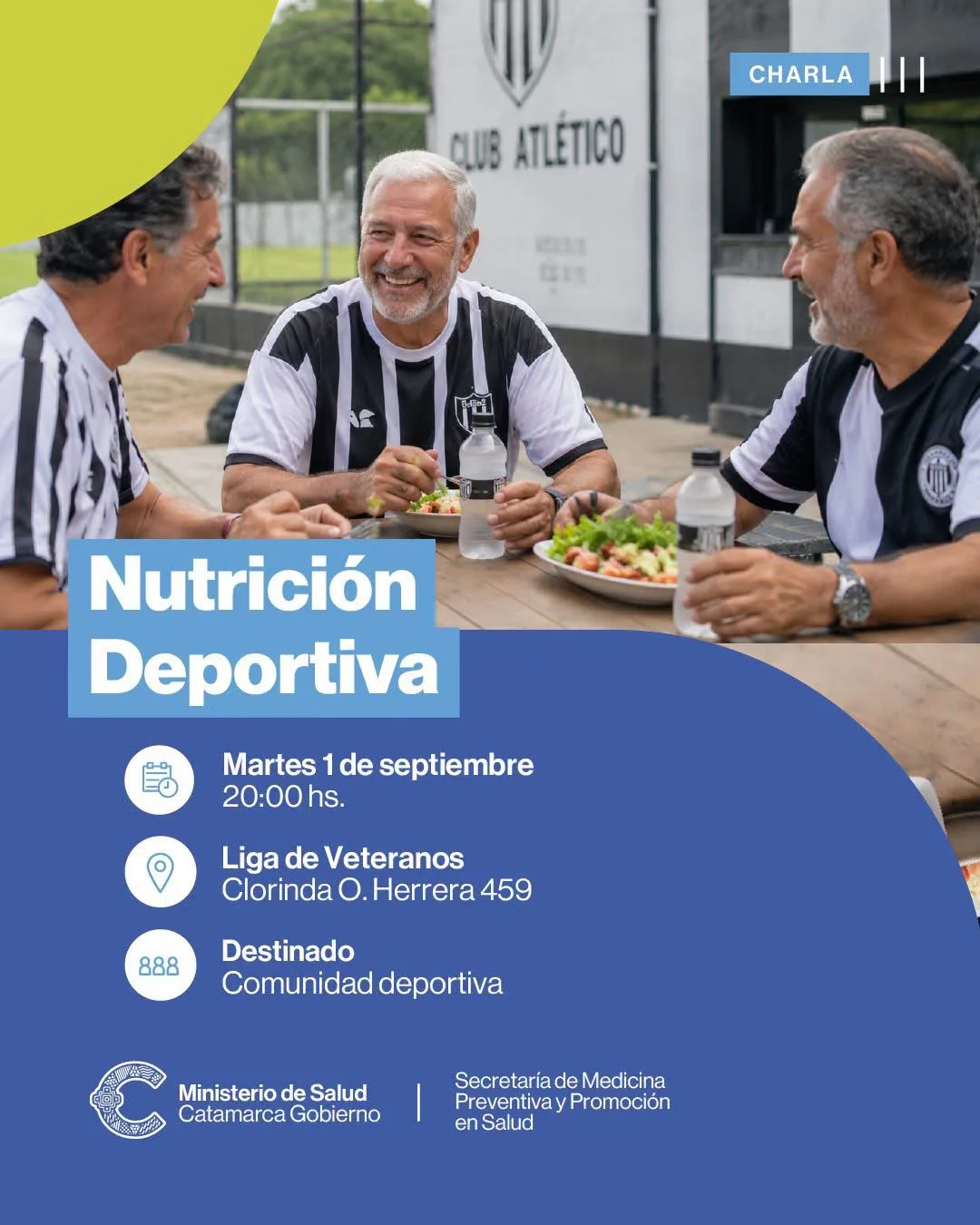 🥗💪 ALIMENTACIÓN Y DEPORTE: HABRÁ ASESORAMIENTO EN NUTRICIÓN DEPORTIVA