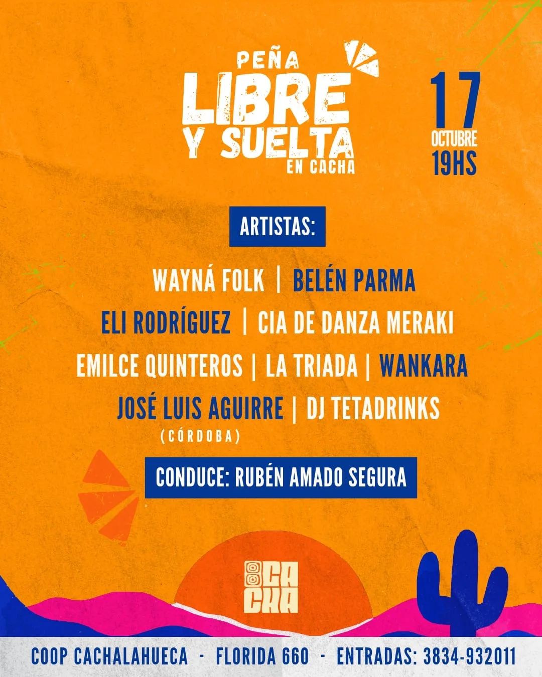 🎶💃 CATAMARCA SE PREPARA PARA UNA NUEVA EDICIÓN DE LA “PEÑA LIBRE Y SUELTA”